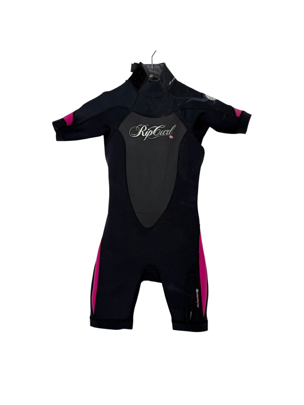 Rip Curl Dawn Patrol E3 Flash Lining Shorty Springsuit Wetsuit 2/2 Black Pink 4